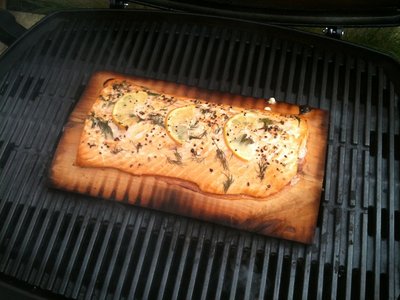 Planked Salmon