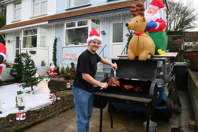 Christmas Day, Turkey Duck and Pork.