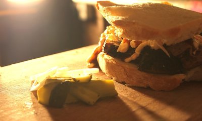 Chopped Brisket Sandwich