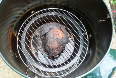 Pork about to be removed